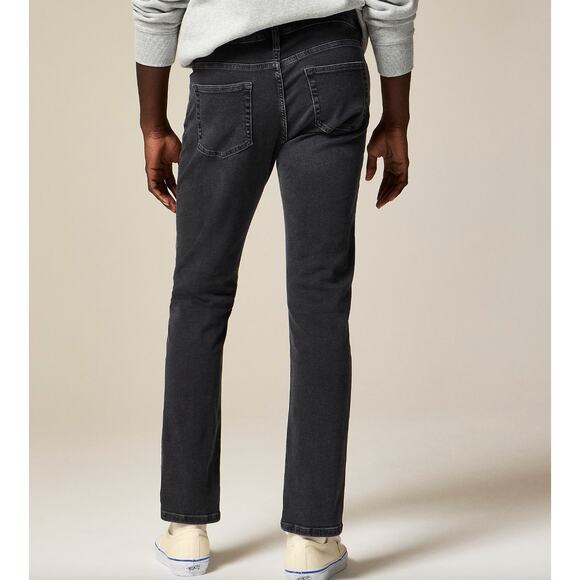 J.Crew 770 Straight Fit Stretch Jean Dark Charcoal Wash Gray Slim W 34 L 30 - Picture 3 of 14